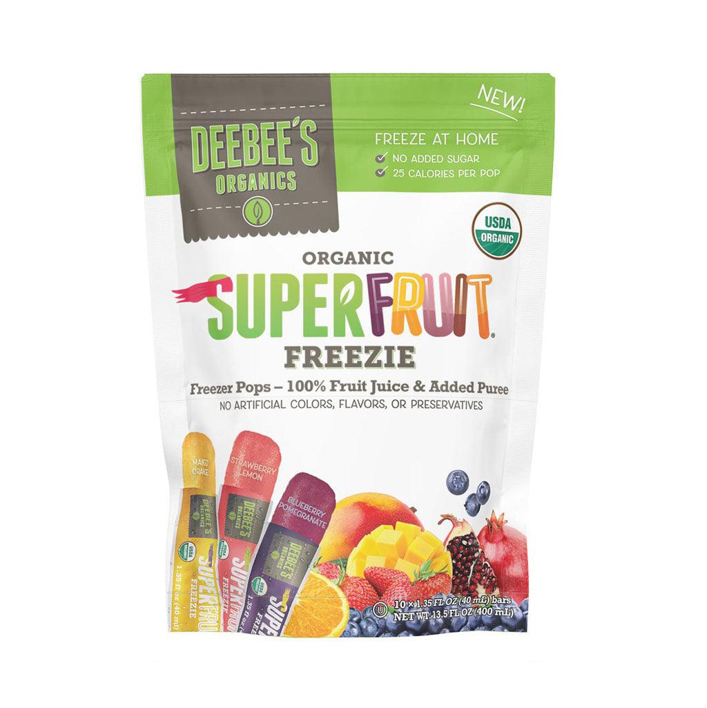 Freezie Super Fruit Biologique (Sucettes Glacées) Deebee's Organics - La Boite à Grains