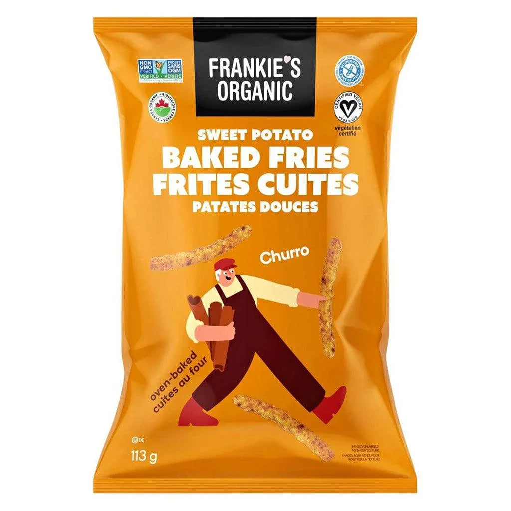 Organic Churro Baked Sweet Potato Fries Frankie's Organic