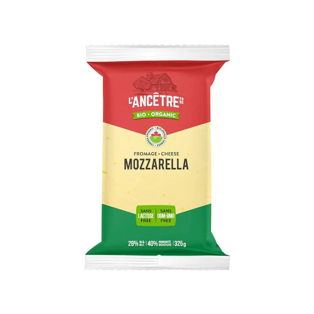 Fromage Mozzarella 28% Biologique Sans Lactose L'Ancêtre - La Boite à Grains