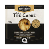 fromage Le Tré Carré cheddar à l'ail noir Fromagerie Blackburn - La Boite à Grains
