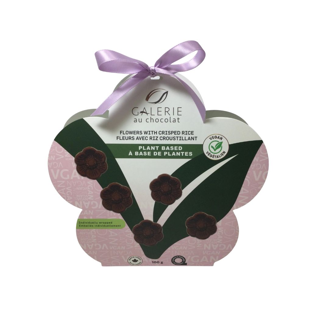 Galerie au Chocolat fleurs avec riz croustillant - La Boite à Grains