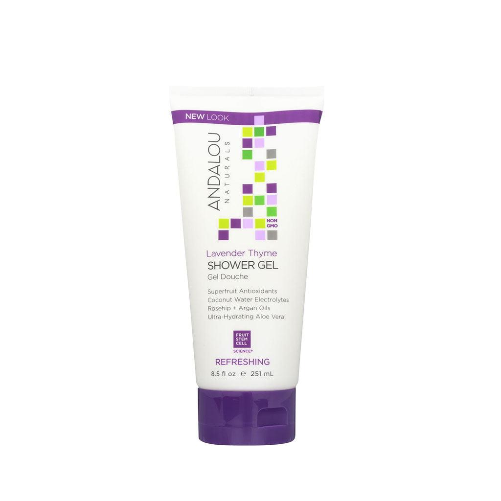 Gel Douche Lavande Thym Rafraichissant Andalou Naturals - La Boite à Grains