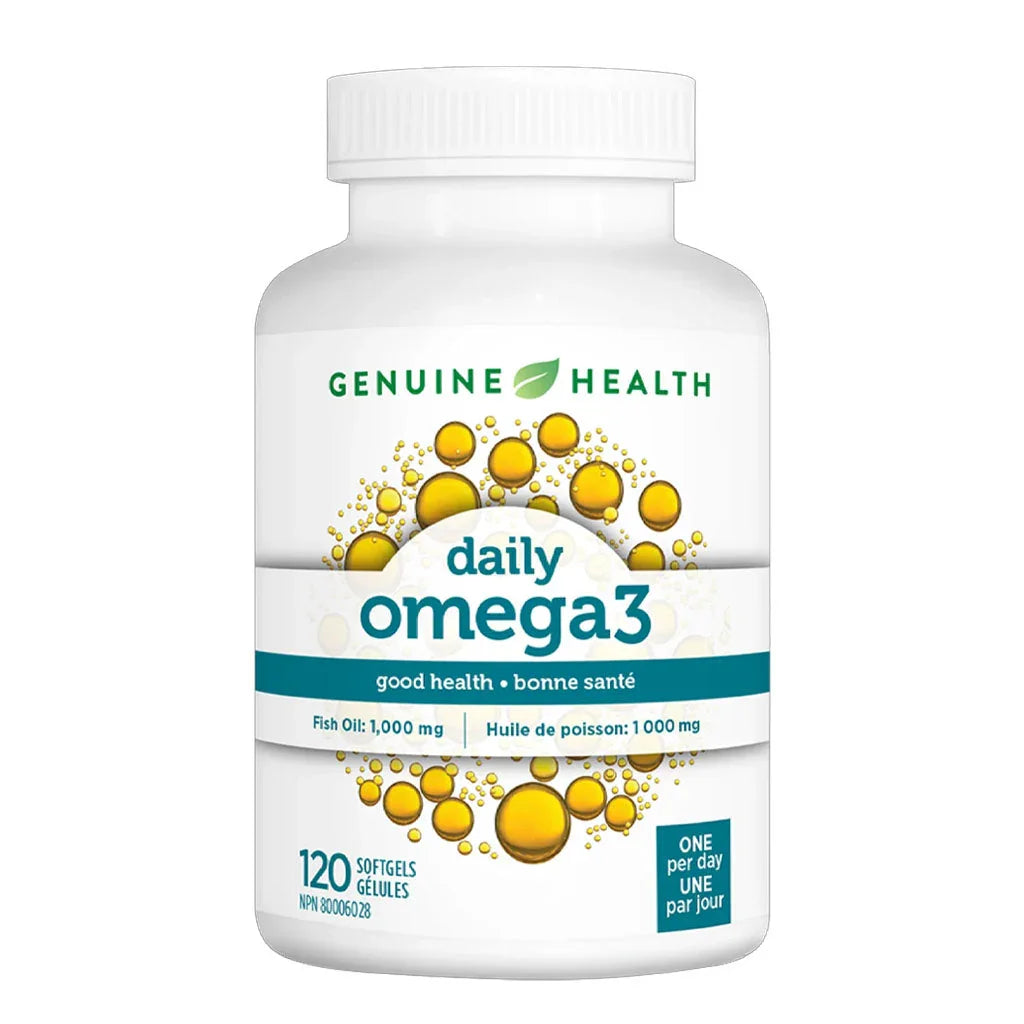 Genuine health omega3 120 capsules - La Boite à Grains