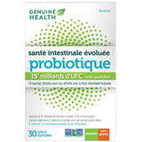 Genuine health probiotique santé intestinale évoluée 15 milliards 30 capsules végétaliennes - La Boite à Grains