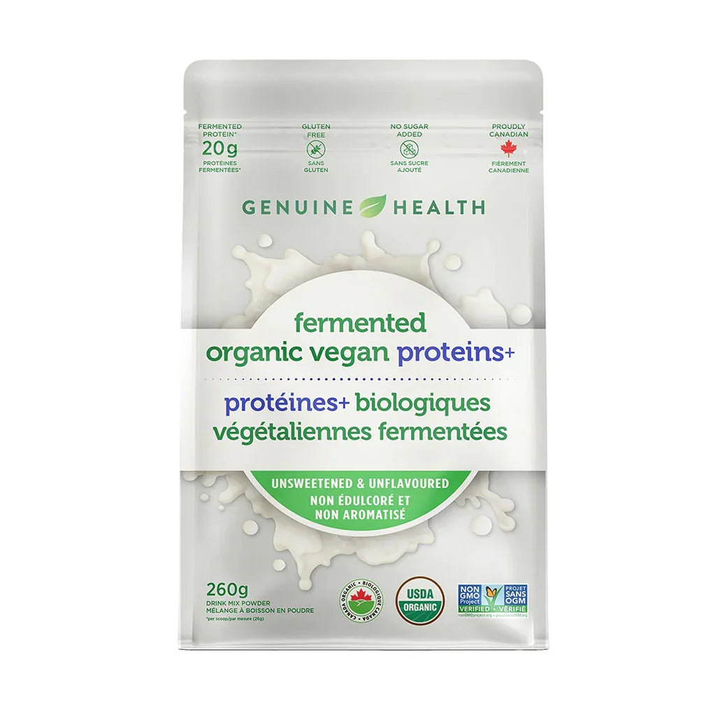 Genuine Health Fermented Vegan Protein+ - La Boite à Grains