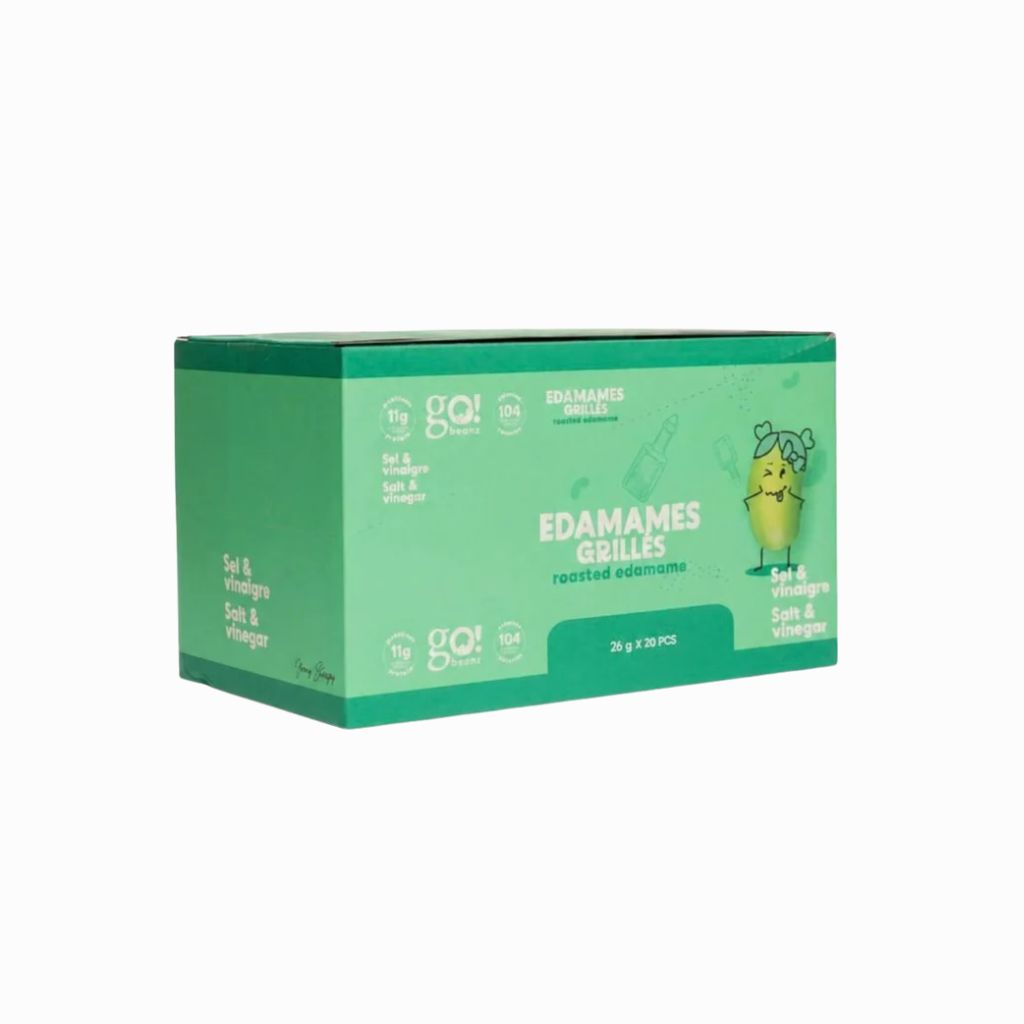 Go! Beanz Roasted Edamame with Salt and Vinegar - La Boite à Grains