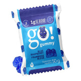 go! gummy gummies blue raspberry 50 g - La Boite à Grains