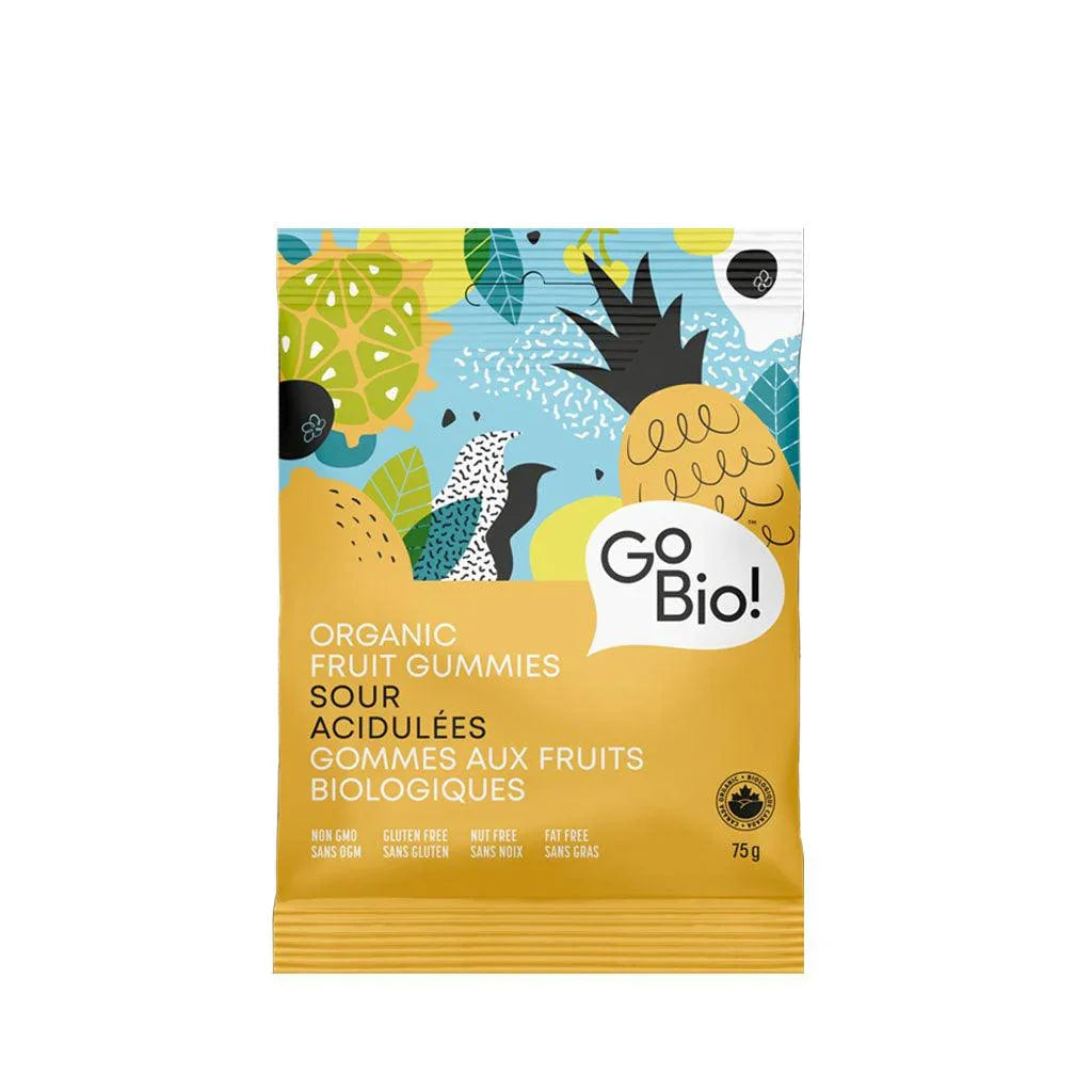 Gommes aux Fruits Acidulées Bio Go Bio - La Boite à Grains
