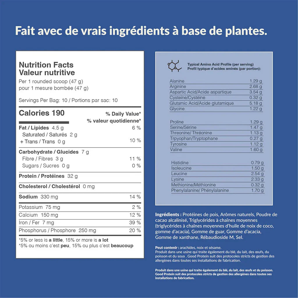 good protein French vanilla high protein drink - La Boite à Grains