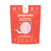 good protein boisson tout-en-un fraises et crème - La Boite à Grains