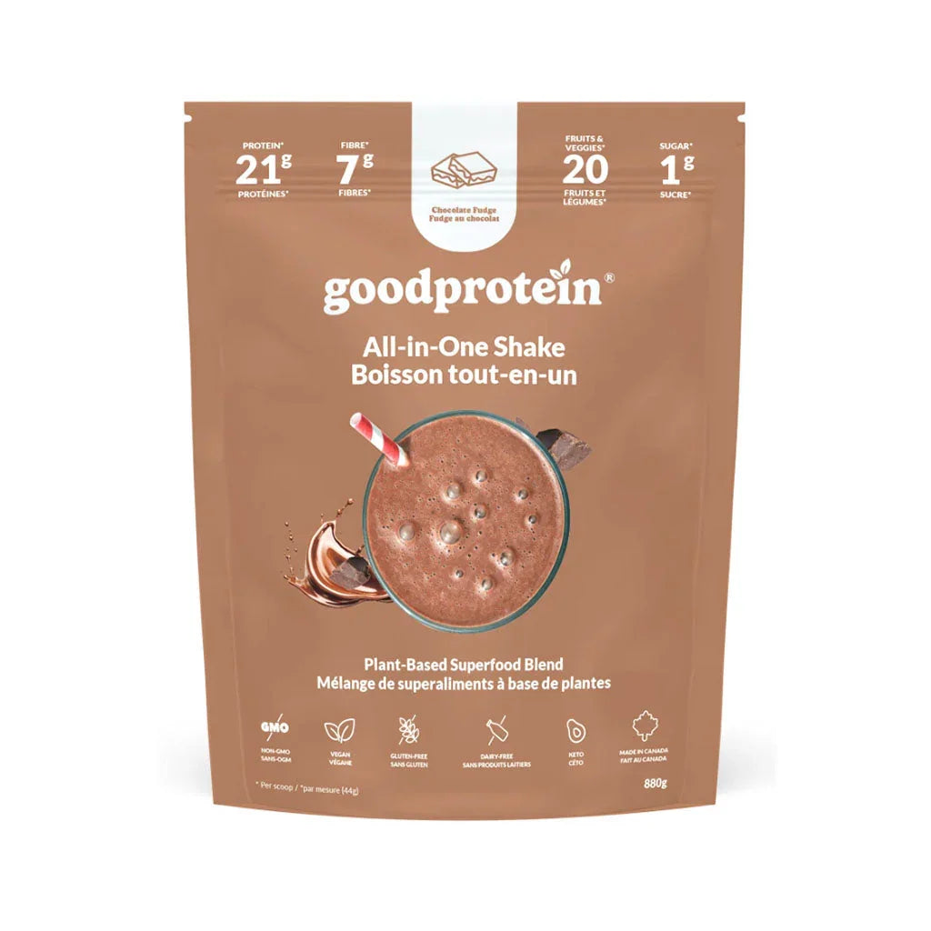 good protein all-in-one drink chocolate fudge - La Boite à Grains