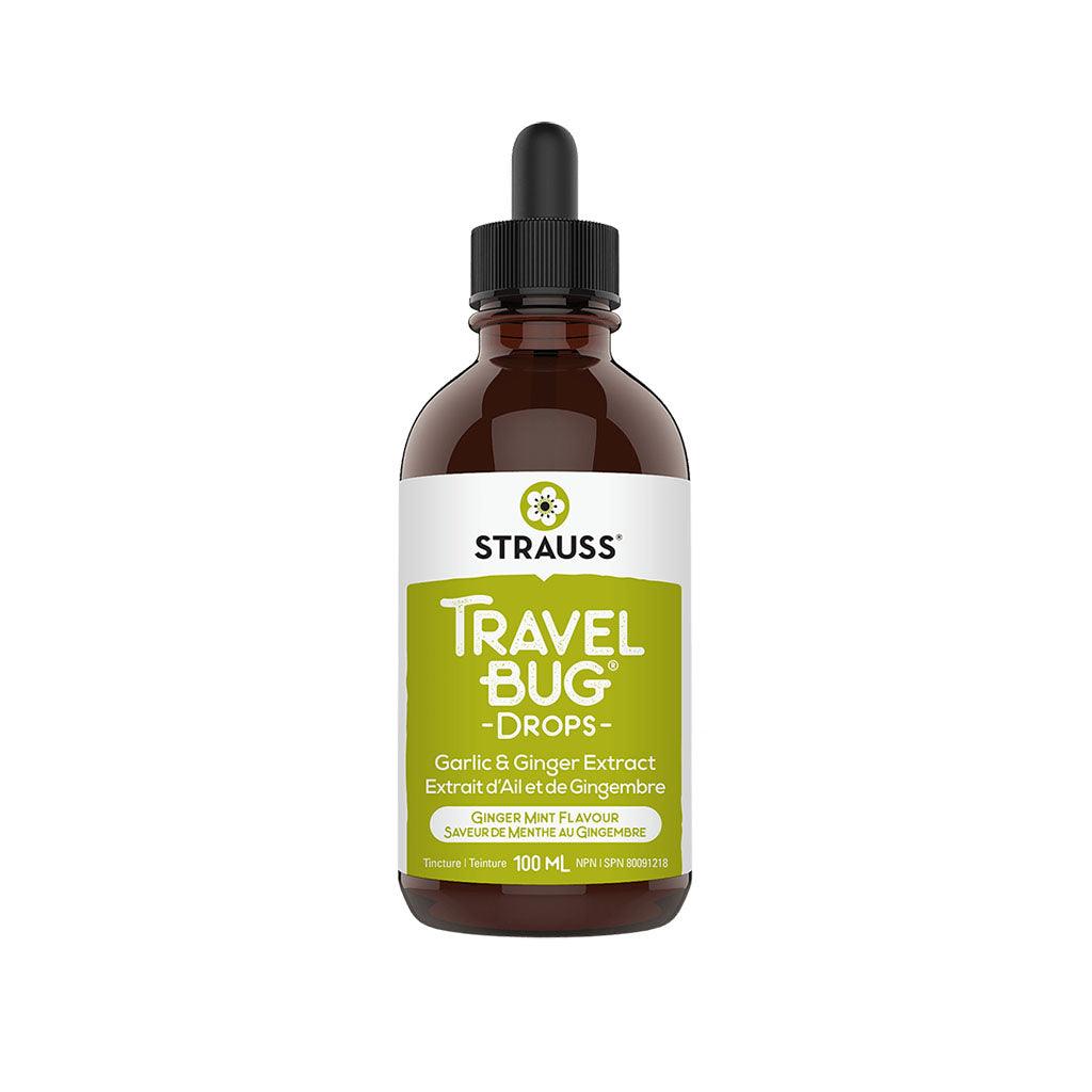 Gouttes Travel Bug Extrait d'Ail et de Gingembre Strauss - La Boite à Grains