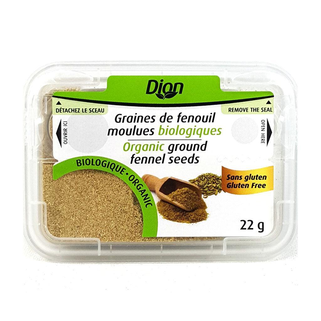 Dion Organic Ground Fennel Seeds - La Boite à Grains
