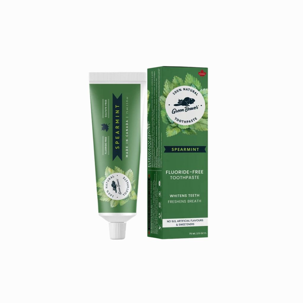 dentifrice sans fluor menthe verte Green Beaver - La Boite à Grains