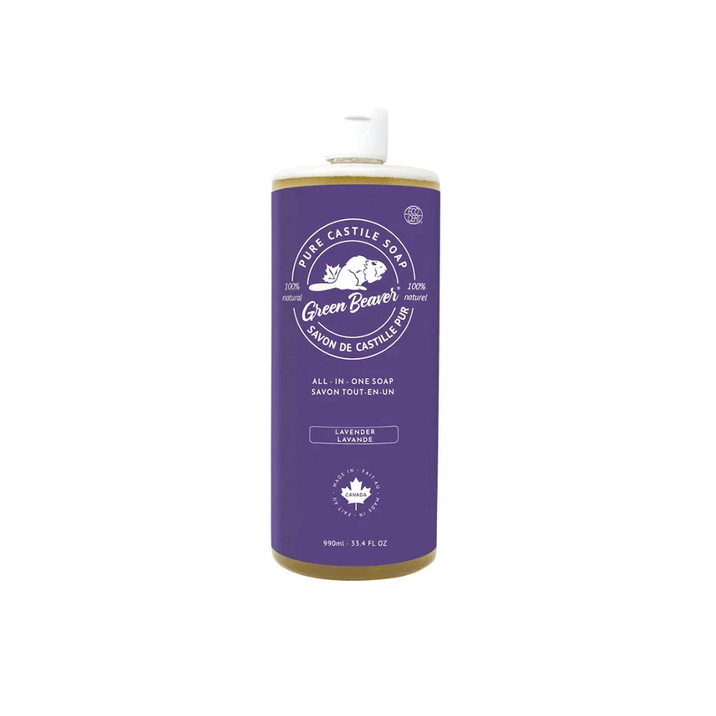 green beaver savon de castille pur lavande 990 ml - La Boite à Grains