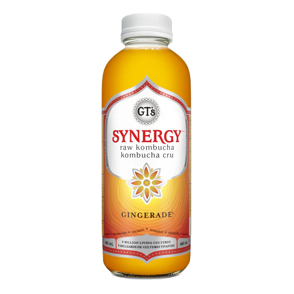 GT's kombucha synergy gingerade 480 ml - La Boite à Grains
