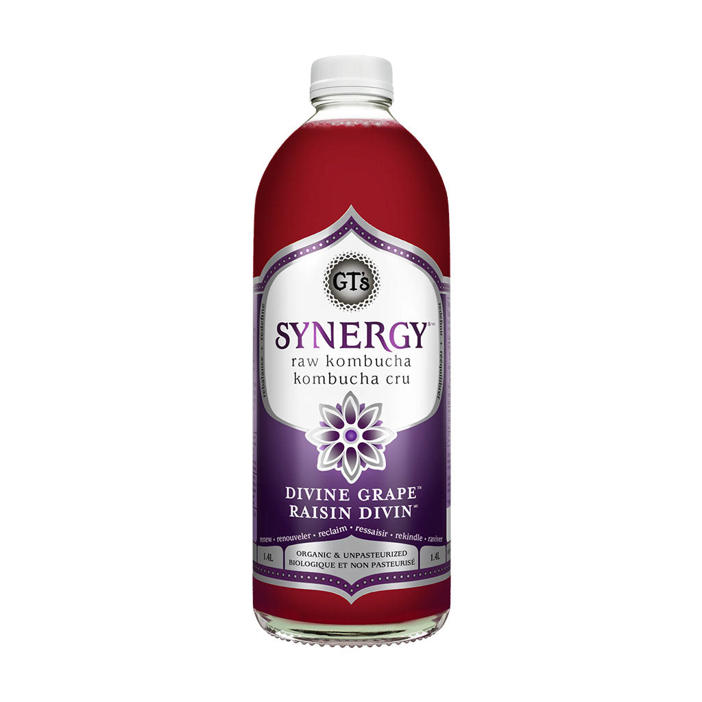 GT's kombucha synergy raisin divin 1.4 L - La Boite à Grains