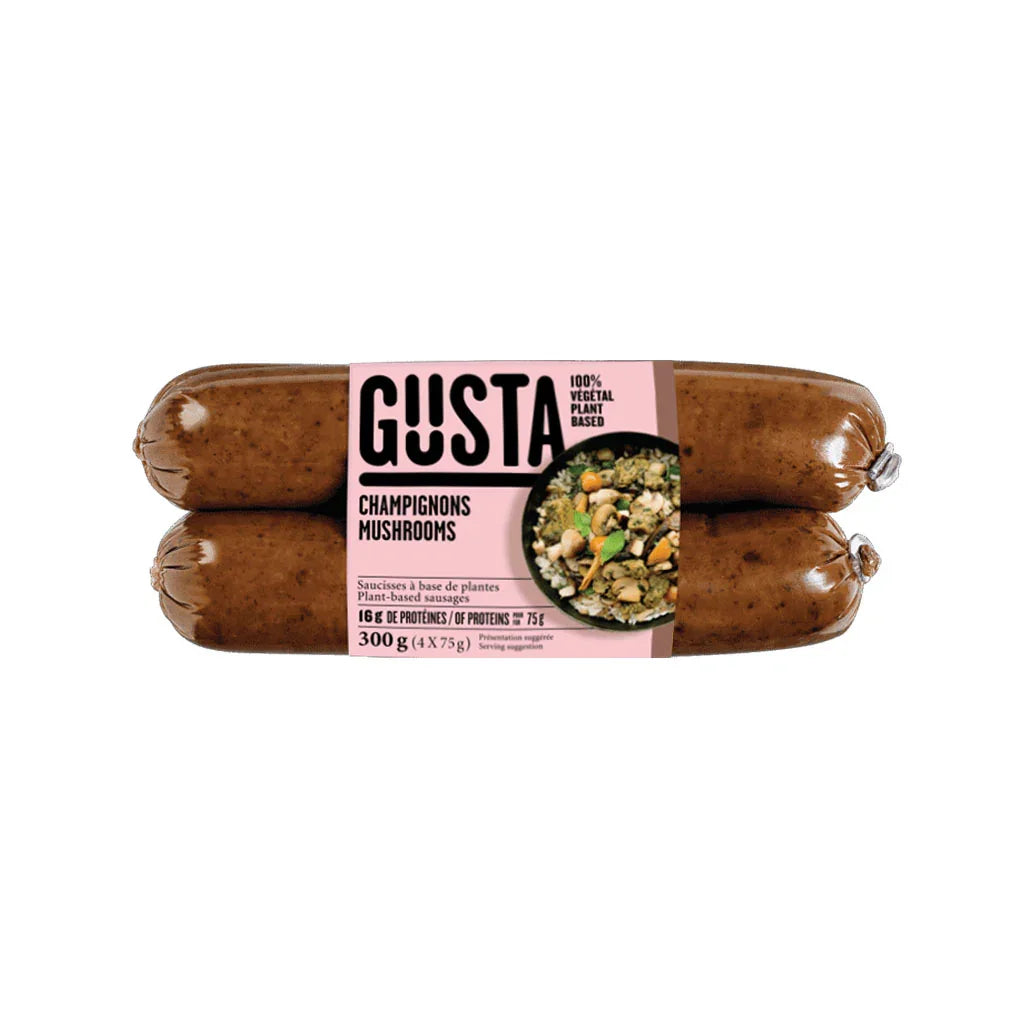 Saucisse de Seitan Champignons Gusta - La Boite à Grains
