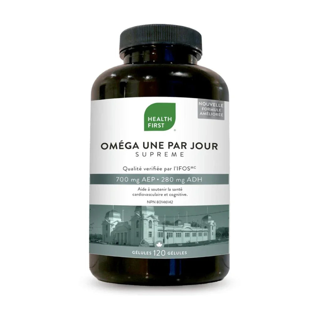 oméga une par jour suprême Health First - La Boite à Grains