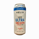bière Lager ultra sans gluten Helix - La Boite à Grains