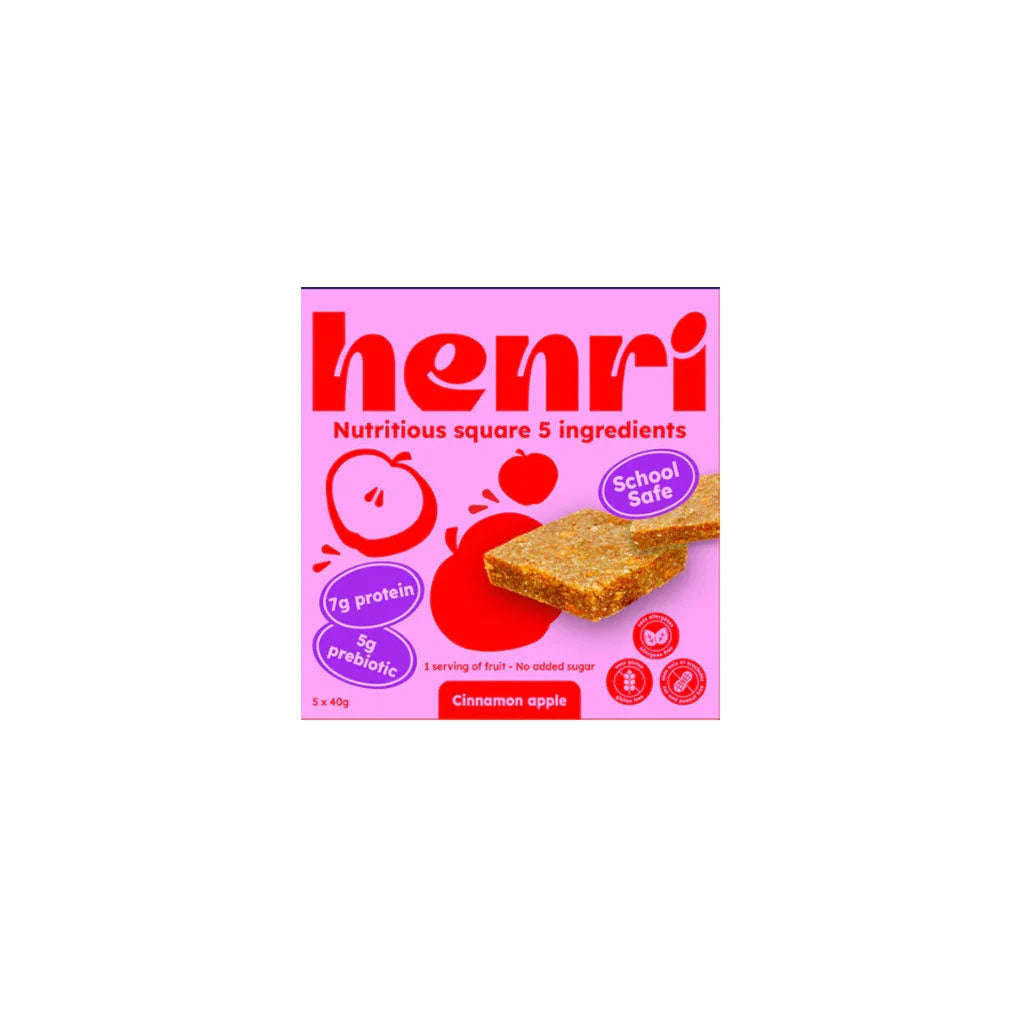 Henri apple and cinnamon nutritious square - La Boite à Grains