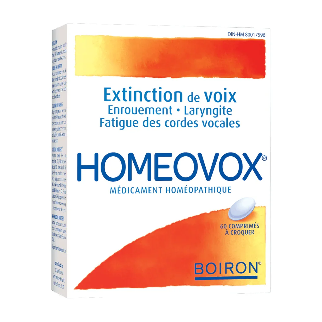 Homeovox (Voice Extinction) Boiron - La Boite à Grains