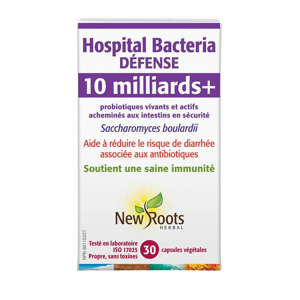 Hospital Bacteria Défense 10 Milliards+ New Roots Herbal - La Boite à Grains