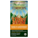 host defense mushrooms cordyceps source d'antioxydants 60 capsules végétales - la boite à grains