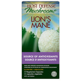 host defense mushrooms soutien lion's mane source d'antioxydants 30 capsules végétales - la boite à grains