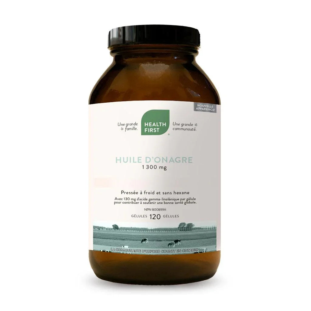 Huile d'Onagre Health First - La Boite à Grains