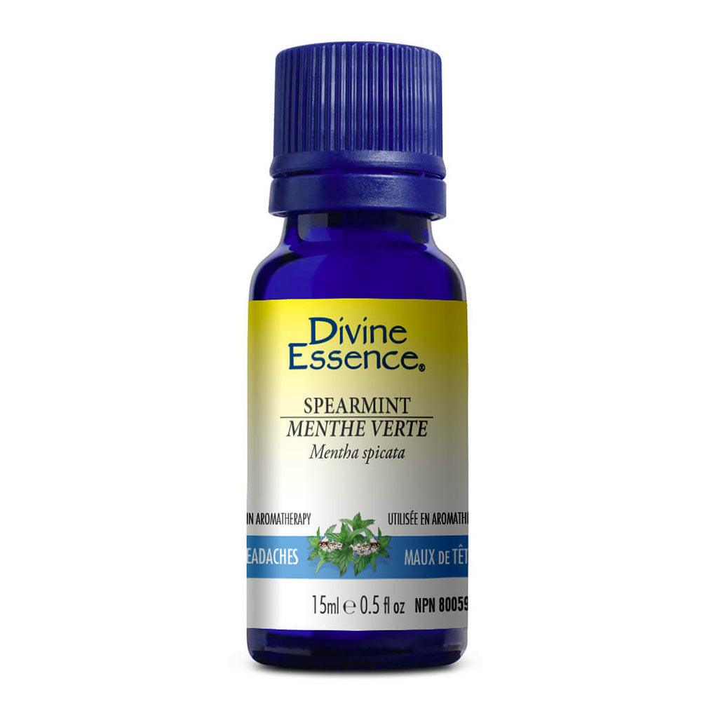 Huile Essentielle de Menthe Verte Divine Essence - La Boite à Grains