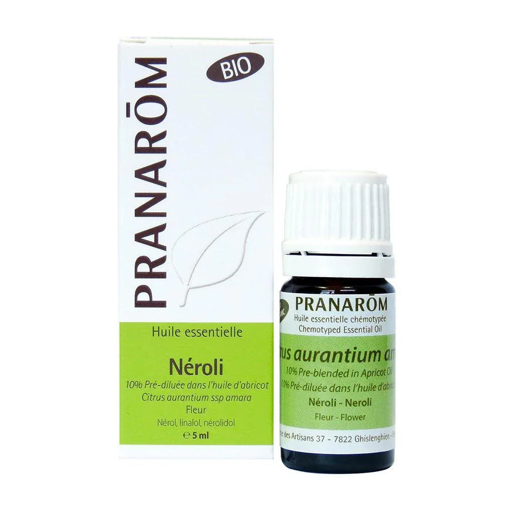Huile Essentielle de Néroli (10% Pré-Diluée) Biologique Pranarôm - La Boite à Grains