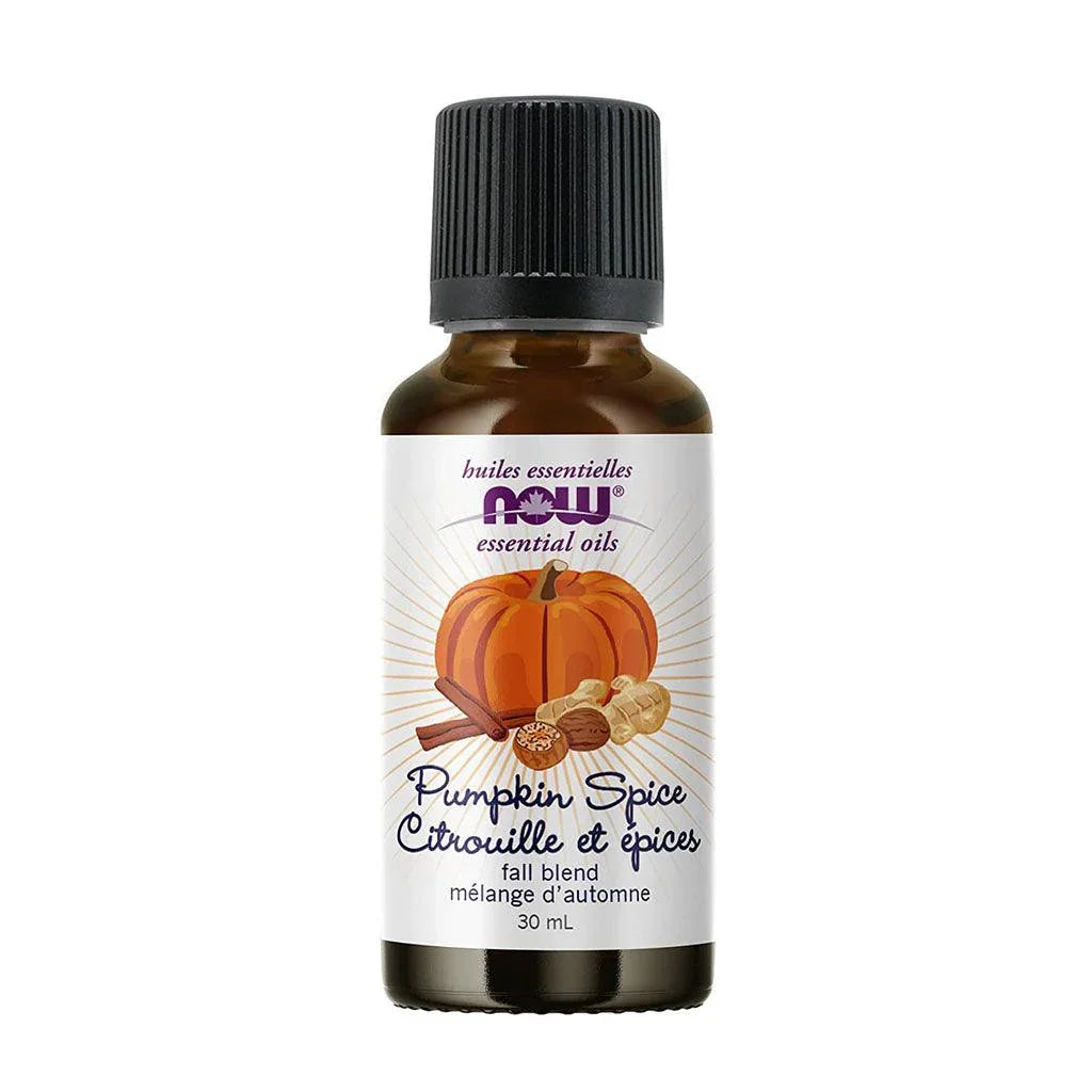 Huile Essentielle Mélange d'Automne Citrouille et Épices Now - La Boite à Grains