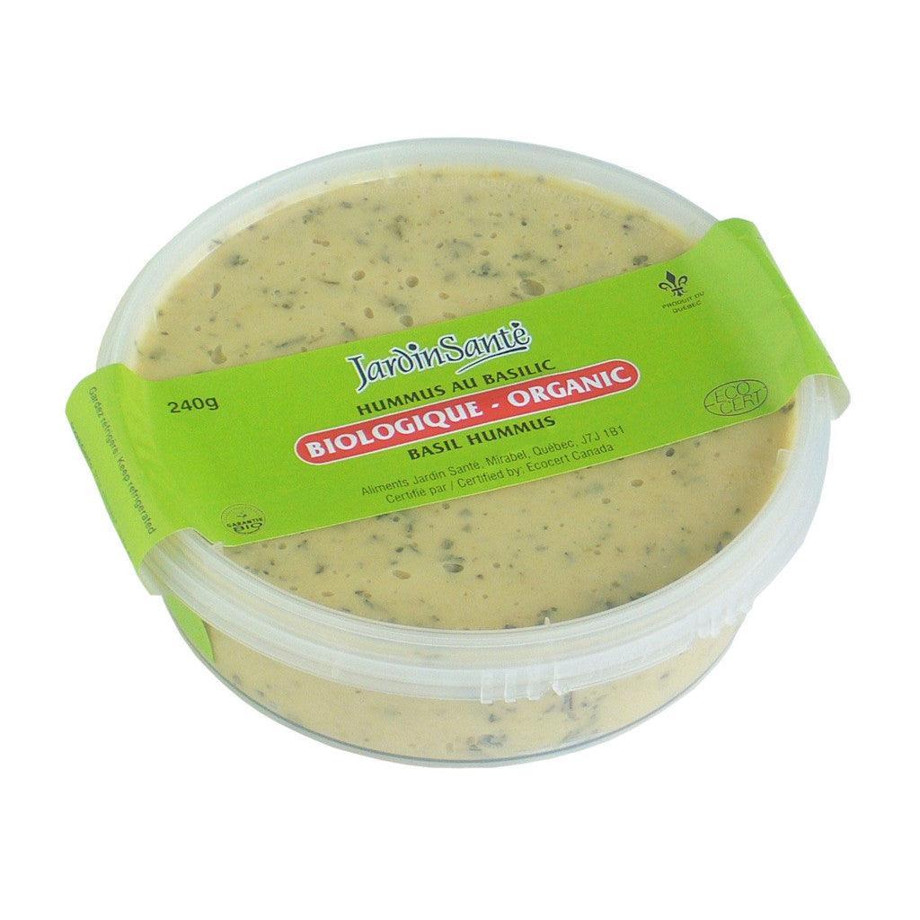 Organic Basil Hummus Jardin Santé - La Boite à Grains