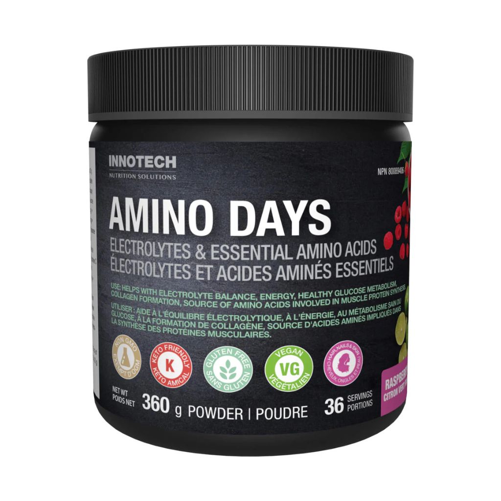 Amino Days raspberry lime Innotech - La Boite à Grains