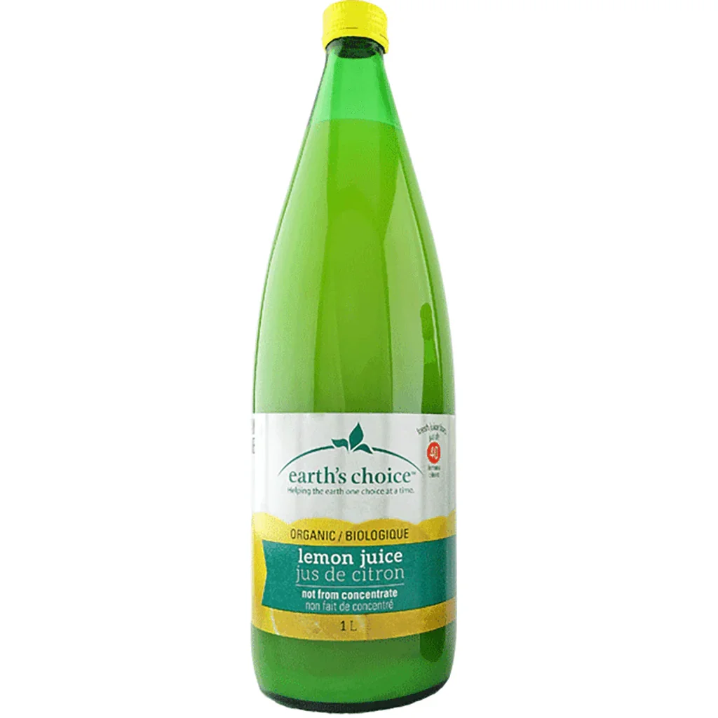Jus de Citron Biologique Earth's Choice - La Boite à Grains