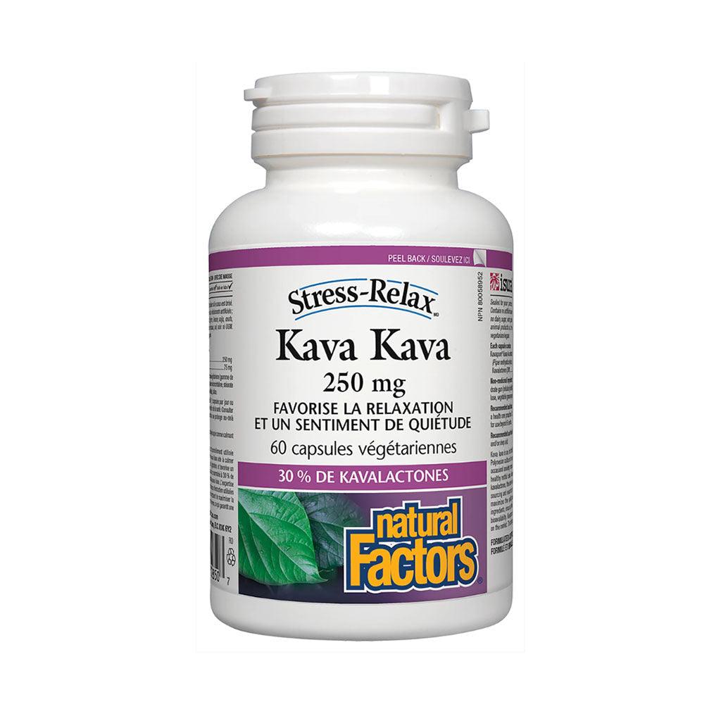 Kava Kava 250 mg Natural Factors - La Boite à Grains