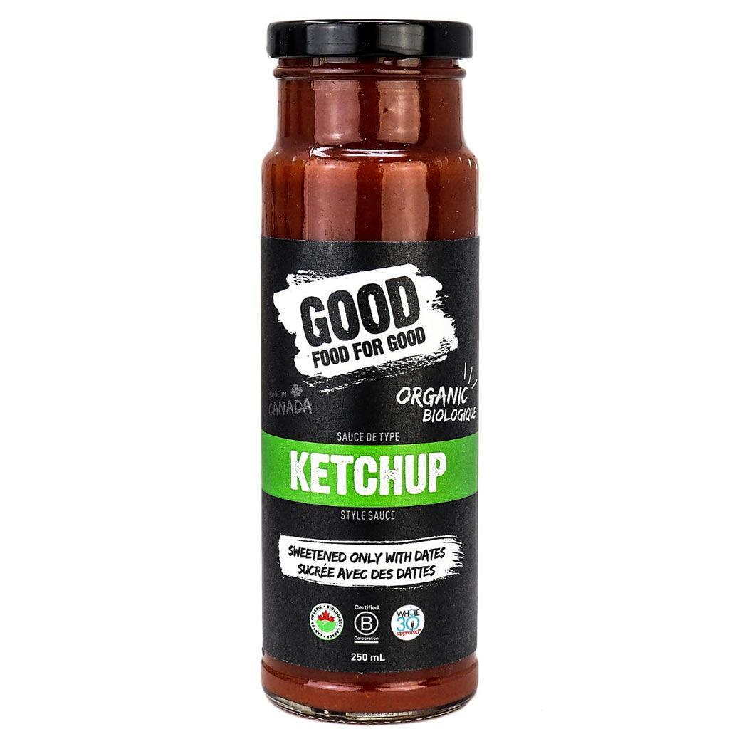 Ketchup Bio Sucré avec des Dattes Good Food for Good - La Boite à Grains
