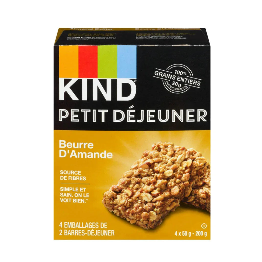 kind barre breakfast almond butter 4 x 50 g