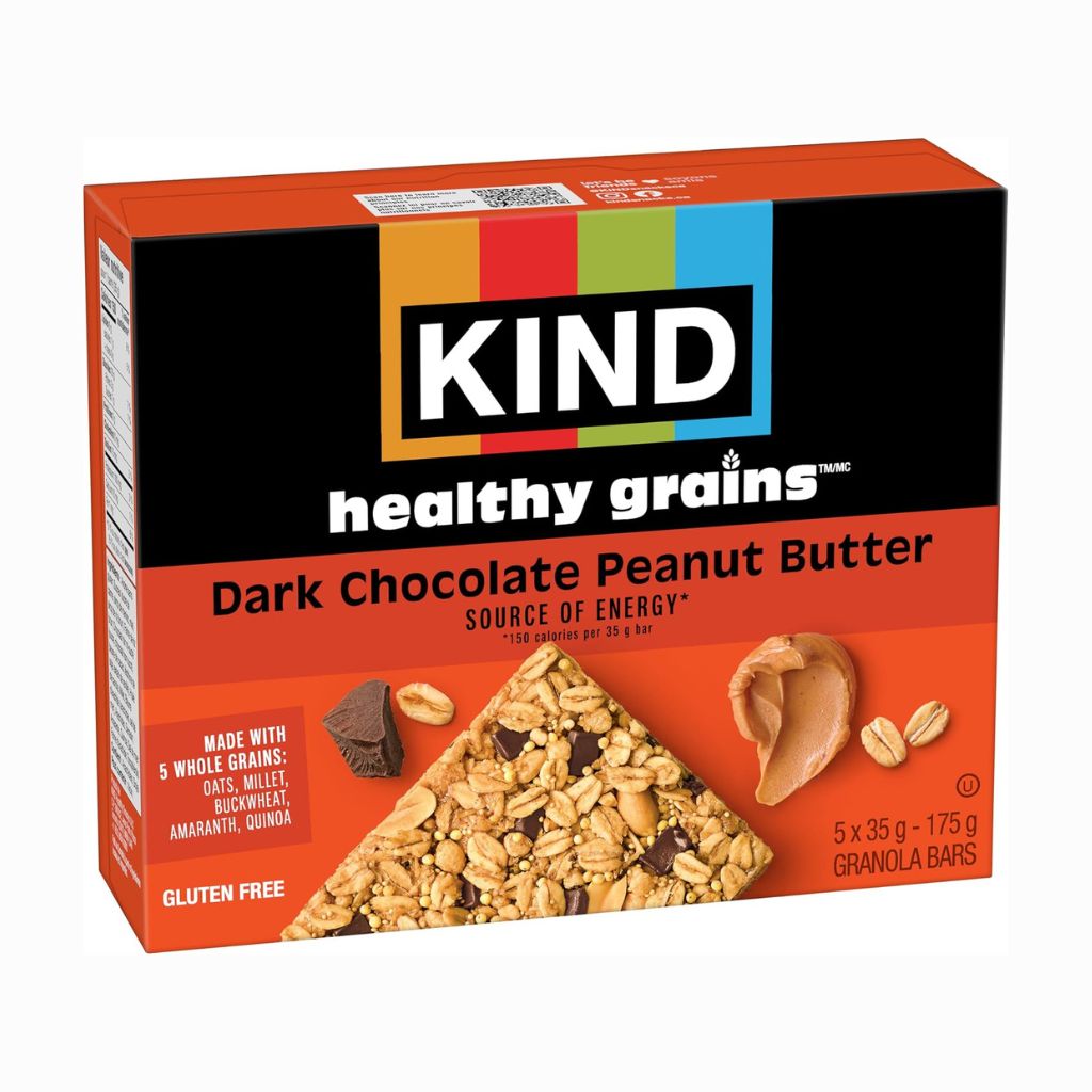 Kind grains santé chocolat noir beurre d'arachide - La Boite à Grains