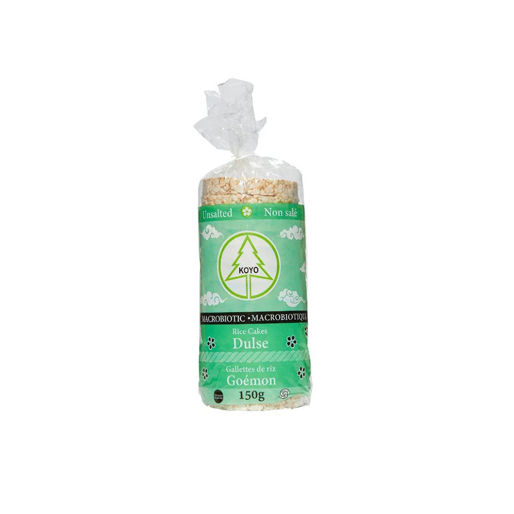 koyo galettes de riz goémon macrobiotique non salé 150 g - La Boite à Grains