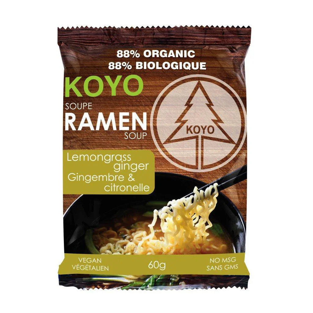 Koyo ginger lemongrass ramen soup - La Boite à Grains