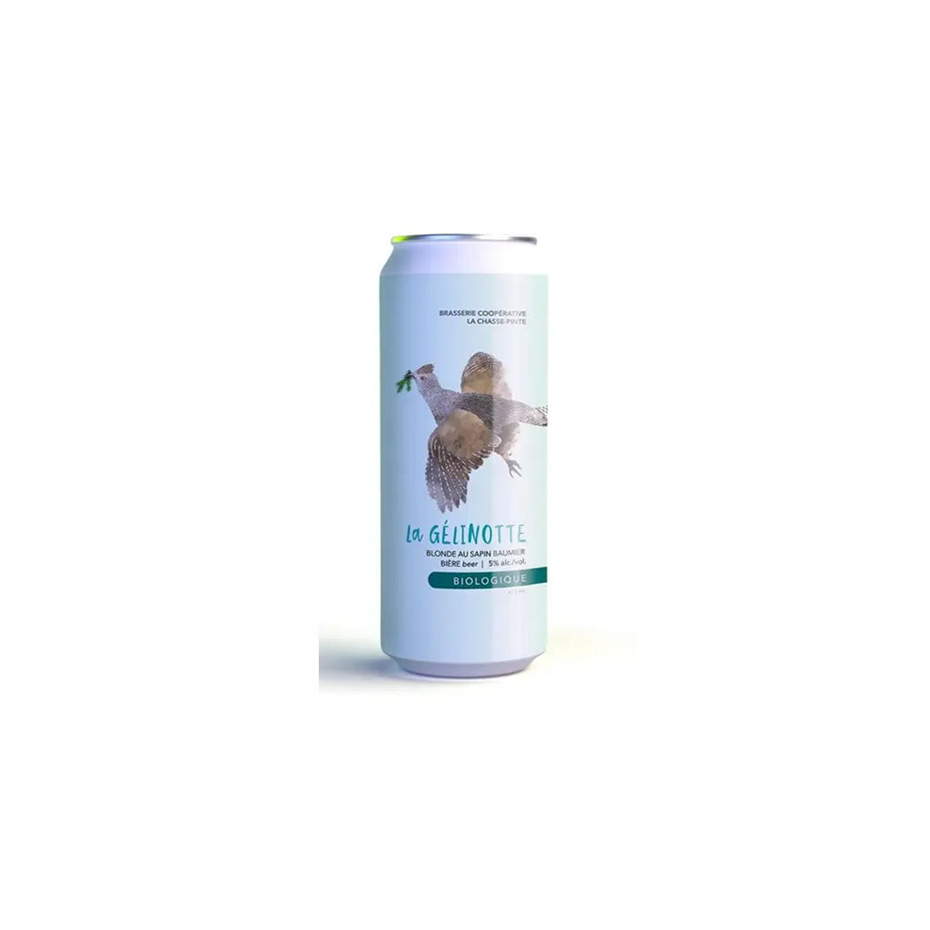 la chasse-pinte bière la gélinotte blonde au sapin baumier biologique 473 ml