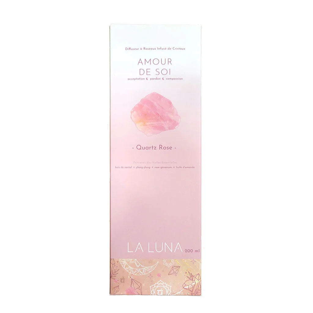 la luna reed diffuser self love rose quartz 200 ml