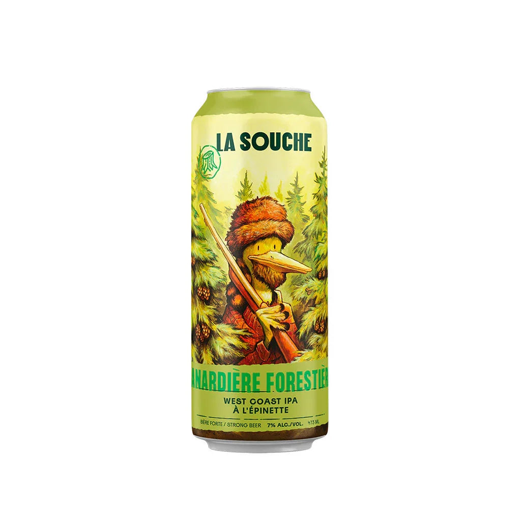 la souche bière canardière forestière west coast ipa épinette 473 ml