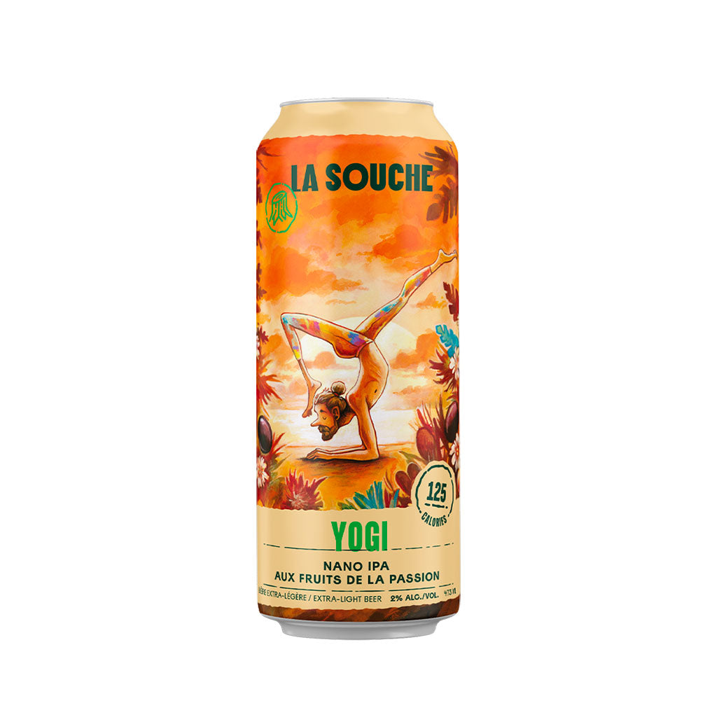 la strain beer yogi nano ipa with passion fruit 473 ml