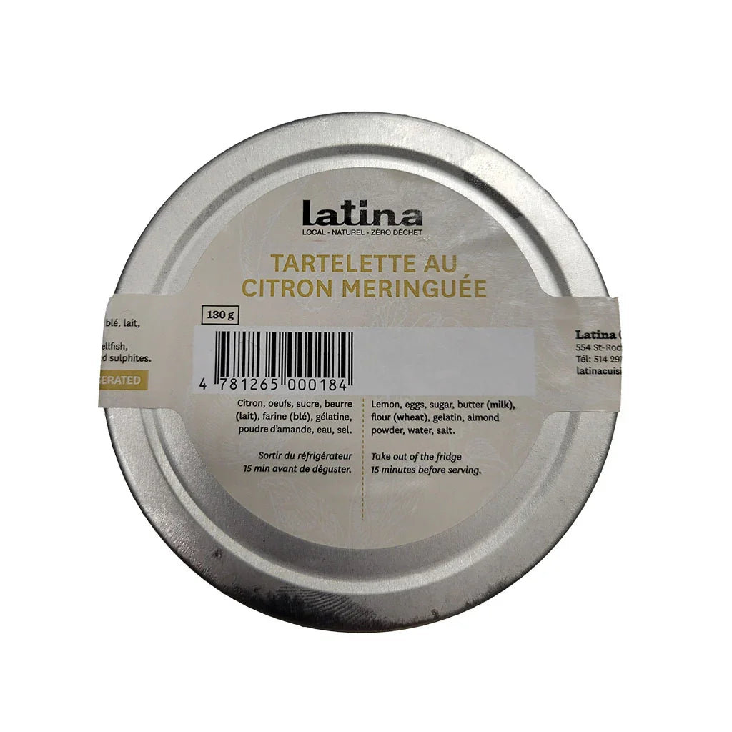 Latina lemon meringue tartlet - La Boite à Grains