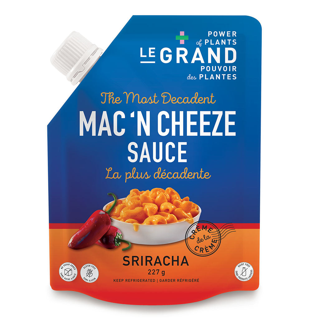 sauce mac'n cheeze sriracha LeGrand - La Boite à Grains