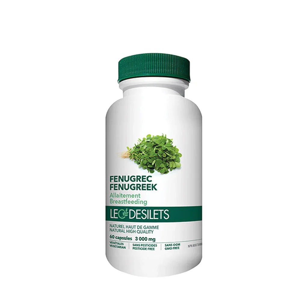 léo desilets fenugreek breastfeeding 20:1 60 capsules
