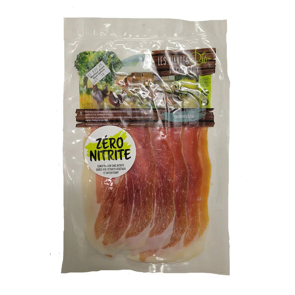 dried prosciutto ham Les Viandes Bio de Charlevoix - La Boite à Grains